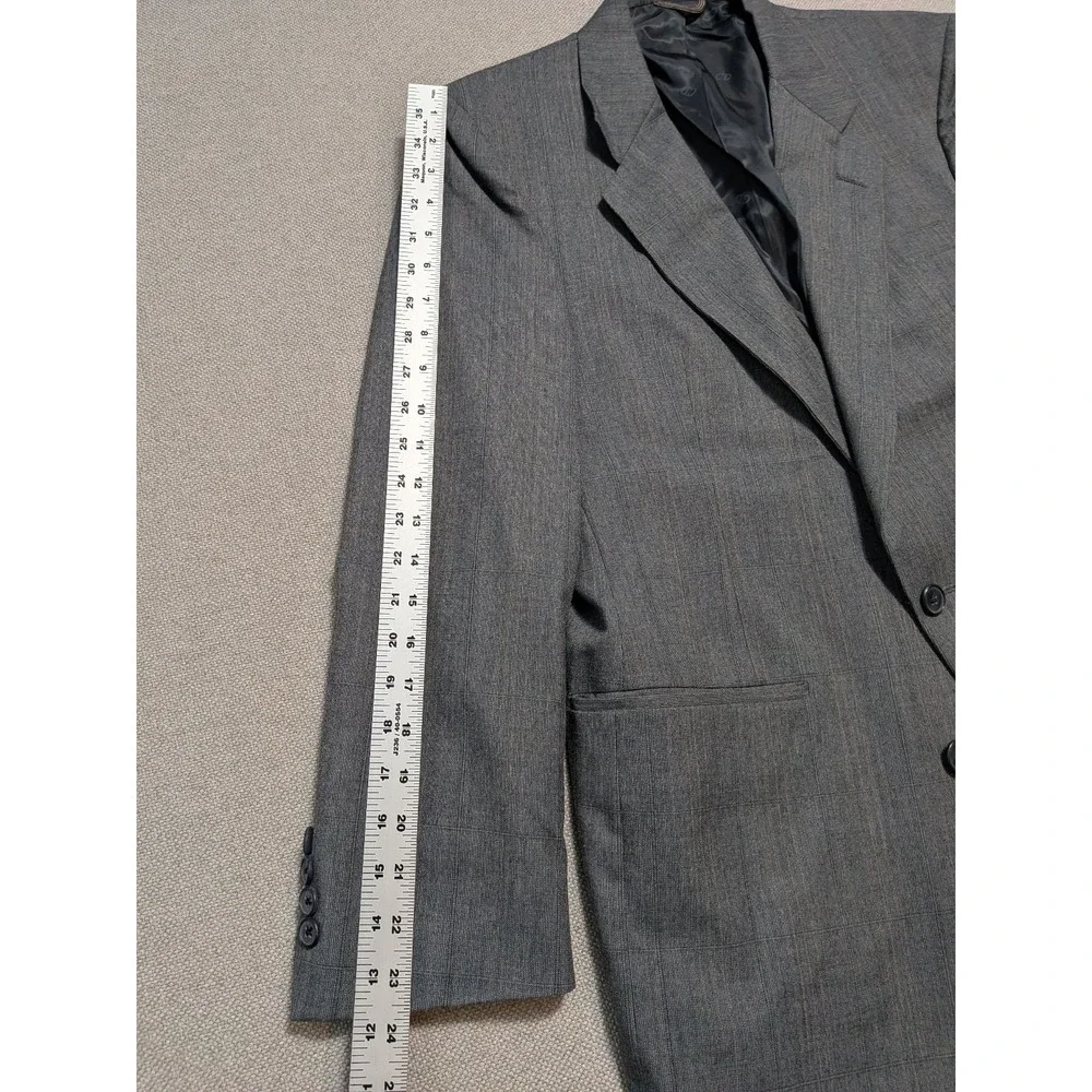 Christian Dior Monsieur Men's Blazer 40S Gray Wool Jacket Coat USA Made Vintage